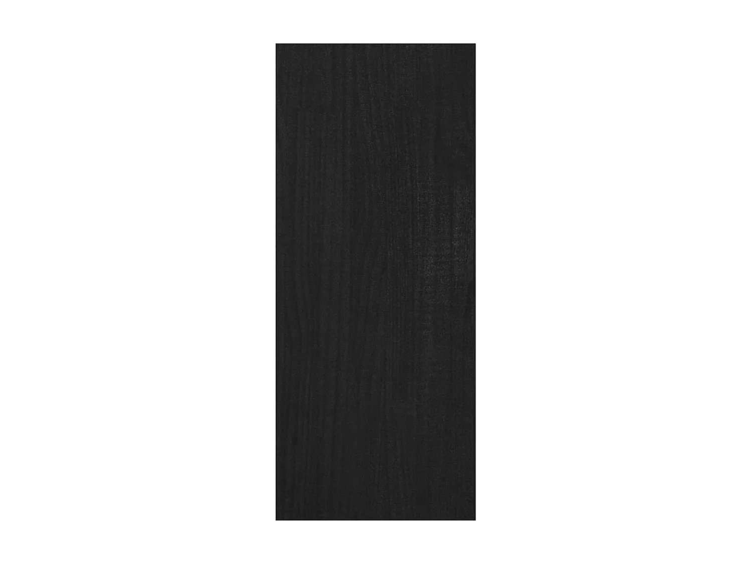 Estantería/divisor de espacios madera pino negro 100x30x71,5 cm