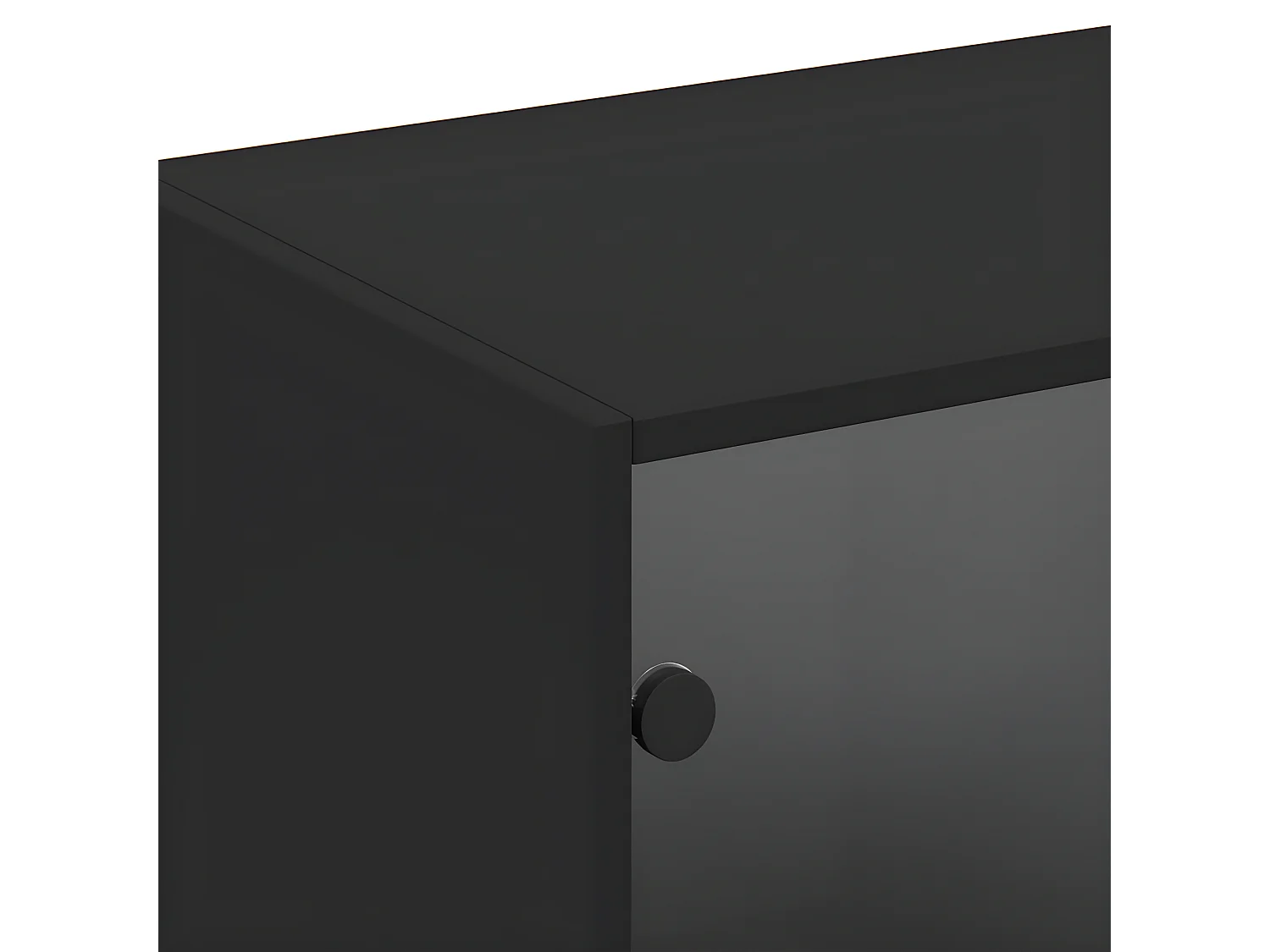 Bibliothèque avec portes noir 204x37x75 cm bois d'ingénierie