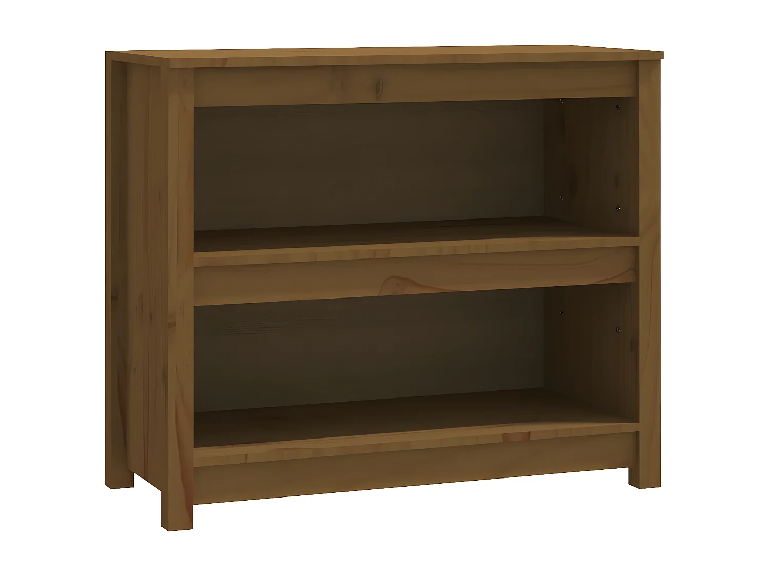 Bibliothèque Marron miel 80x35x68 cm Bois de pin massif