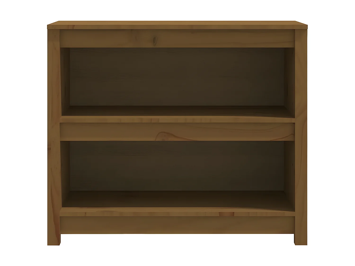 Bibliothèque Marron miel 80x35x68 cm Bois de pin massif