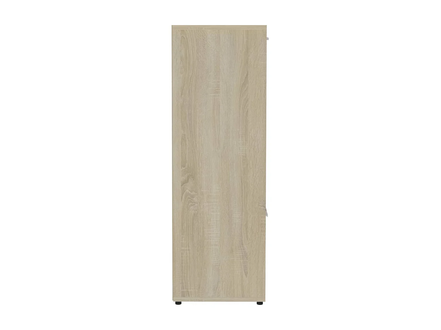 Bibliothèque Blanc et chêne sonoma 90x30x90 cm Aggloméré
