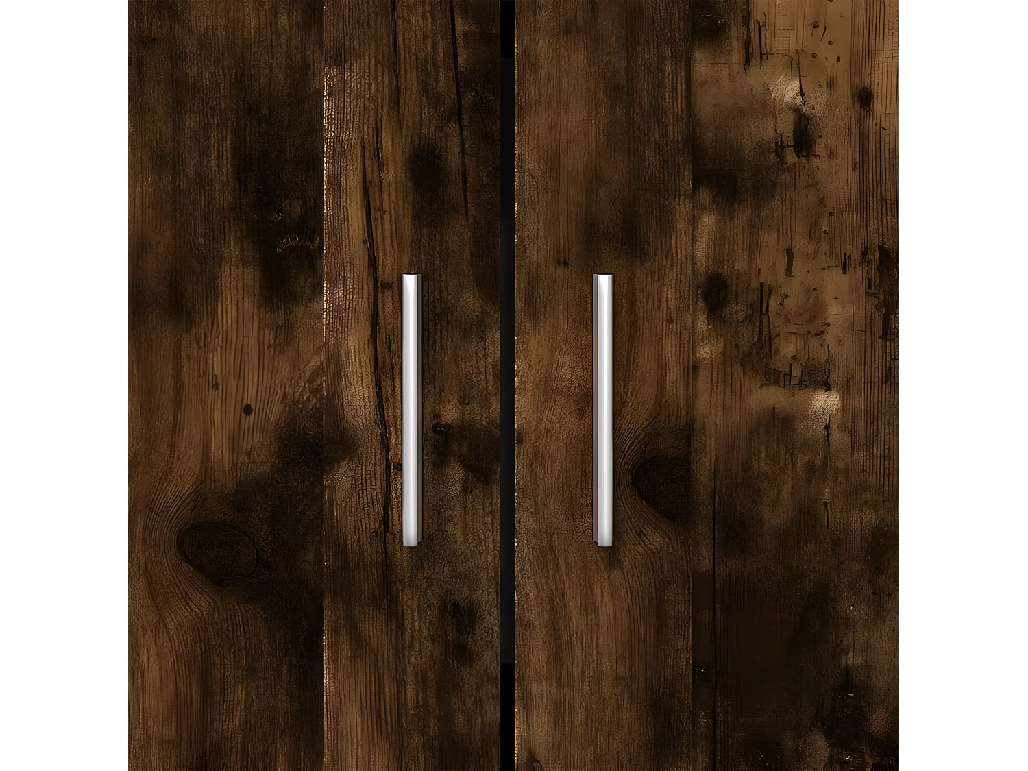 Bibliothèque chêne fumé 82,5x30,5x115 cm bois d'ingénierie