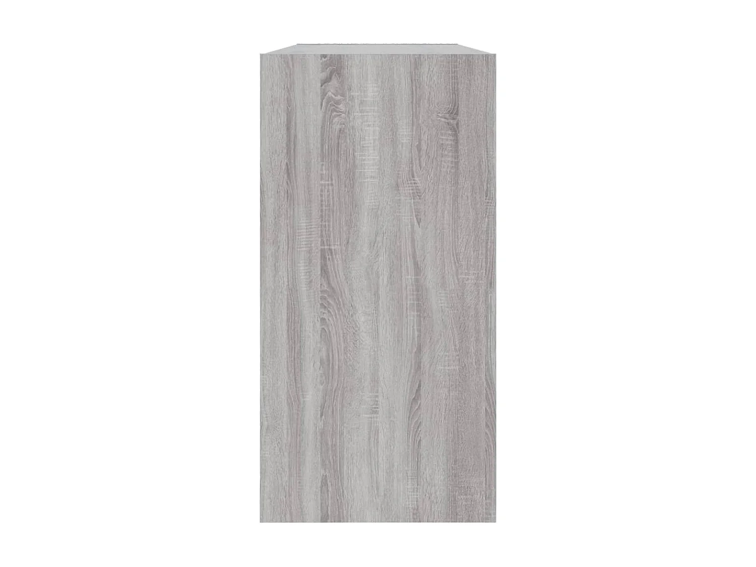 Bibliothèque/Buffet sonoma gris 50x25x80 cm bois d'ingénierie