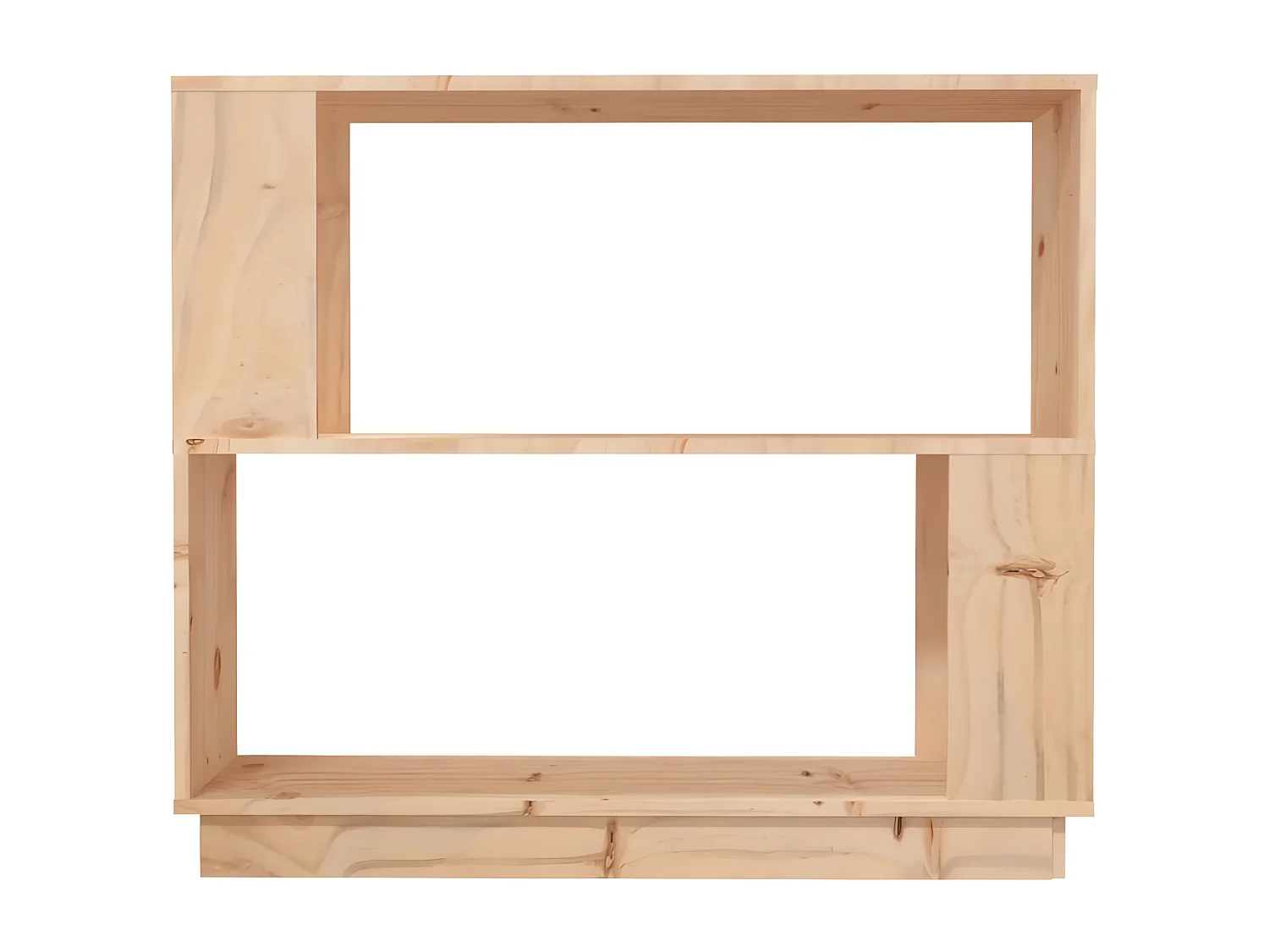 Boekenkast/kamerscherm 80x25x70 cm massief grenenhout