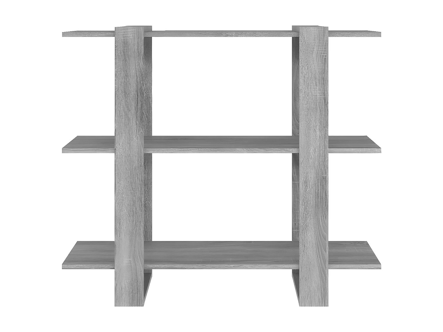 Bibliothèque/Séparateur de pièce Sonoma gris 100x30x87 cm