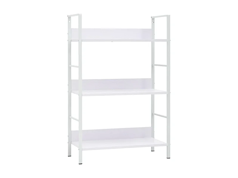 Estante com 3 prateleiras 60x27,6x90,5cm contraplacado branco