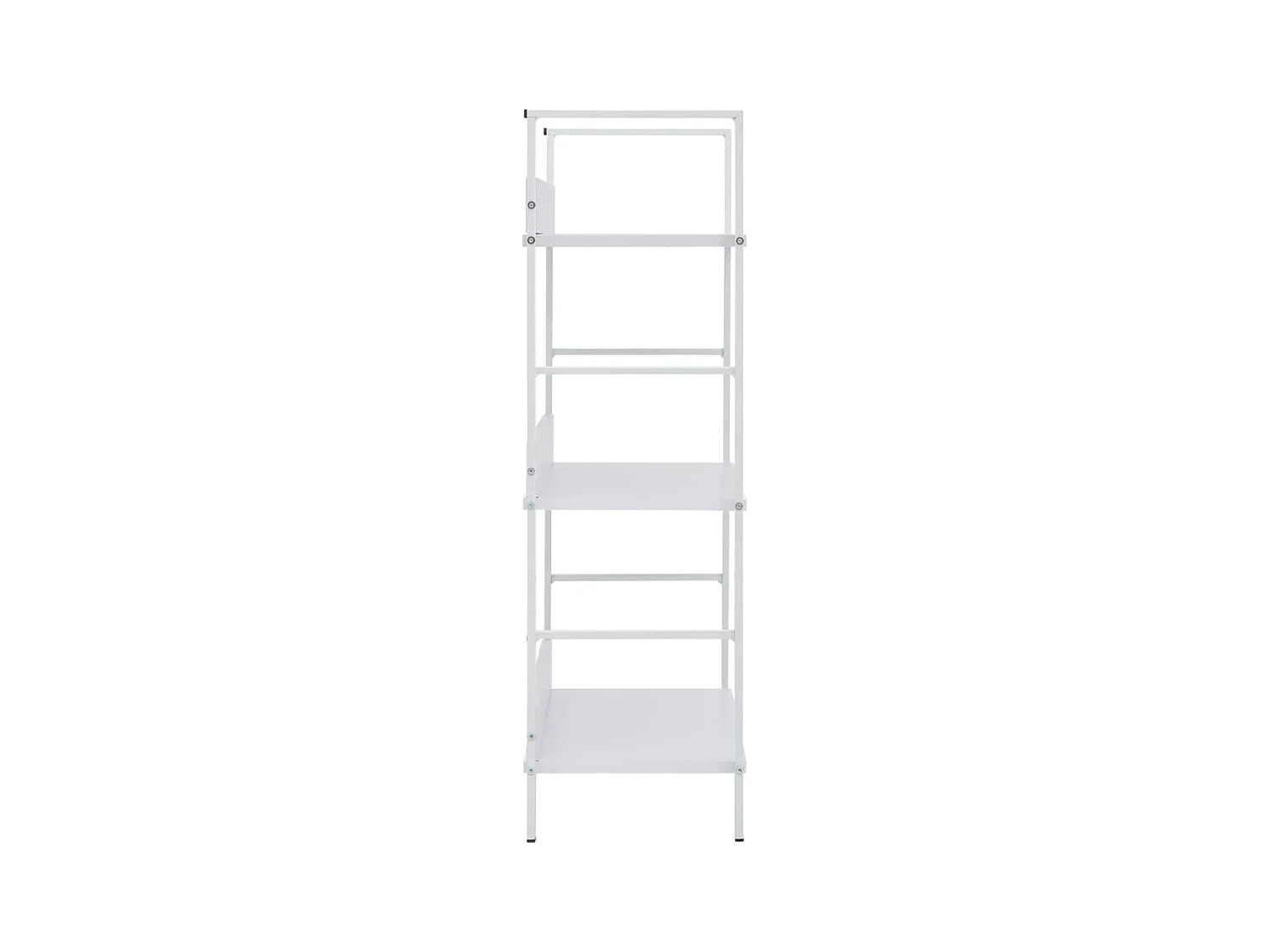 Bibliothèque à 3 niveaux Blanc 60x27,6x90,5 cm Aggloméré