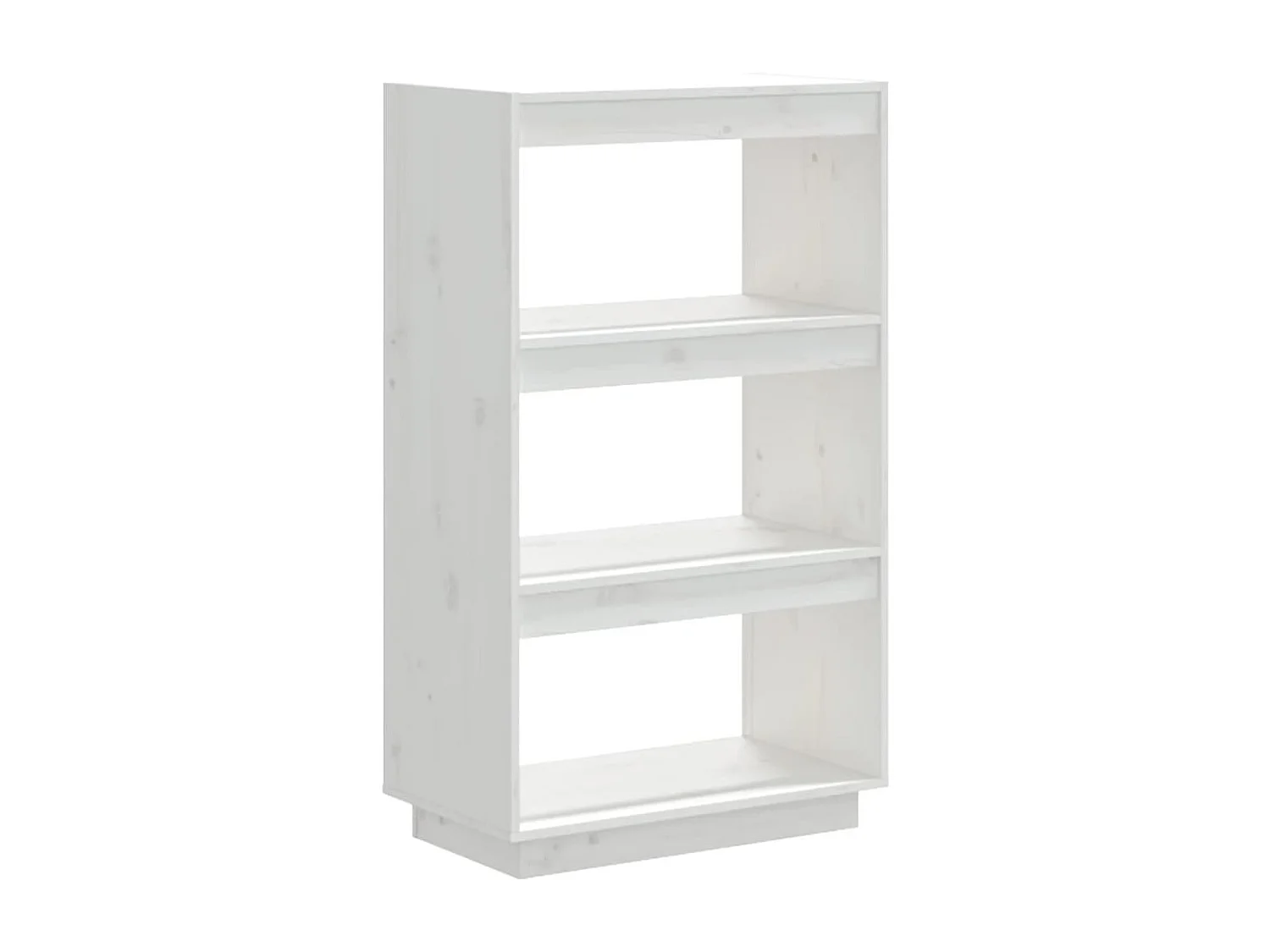 Bibliothèque/Cloison Blanc 60x35x103 cm Bois de pin massif