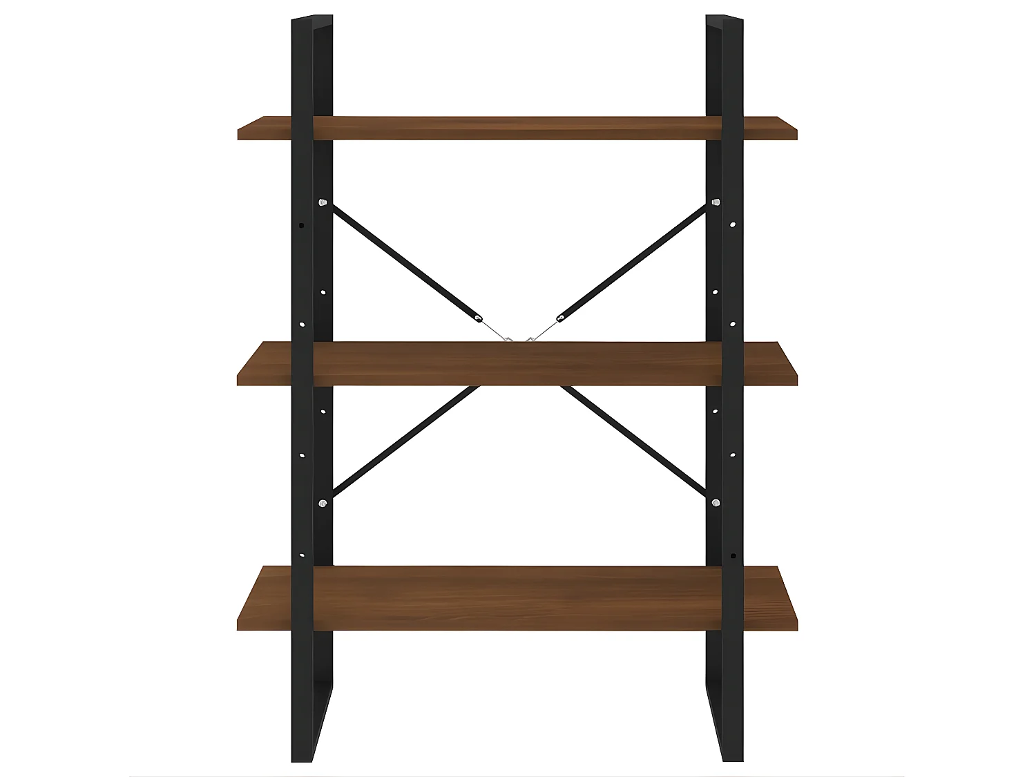 Estante 80x30x105 cm derivados de madeira carvalho castanho