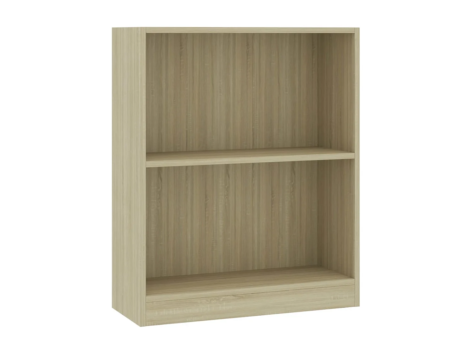Boekenkast 60x24x76 cm bewerkt hout sonoma eikenkleurig