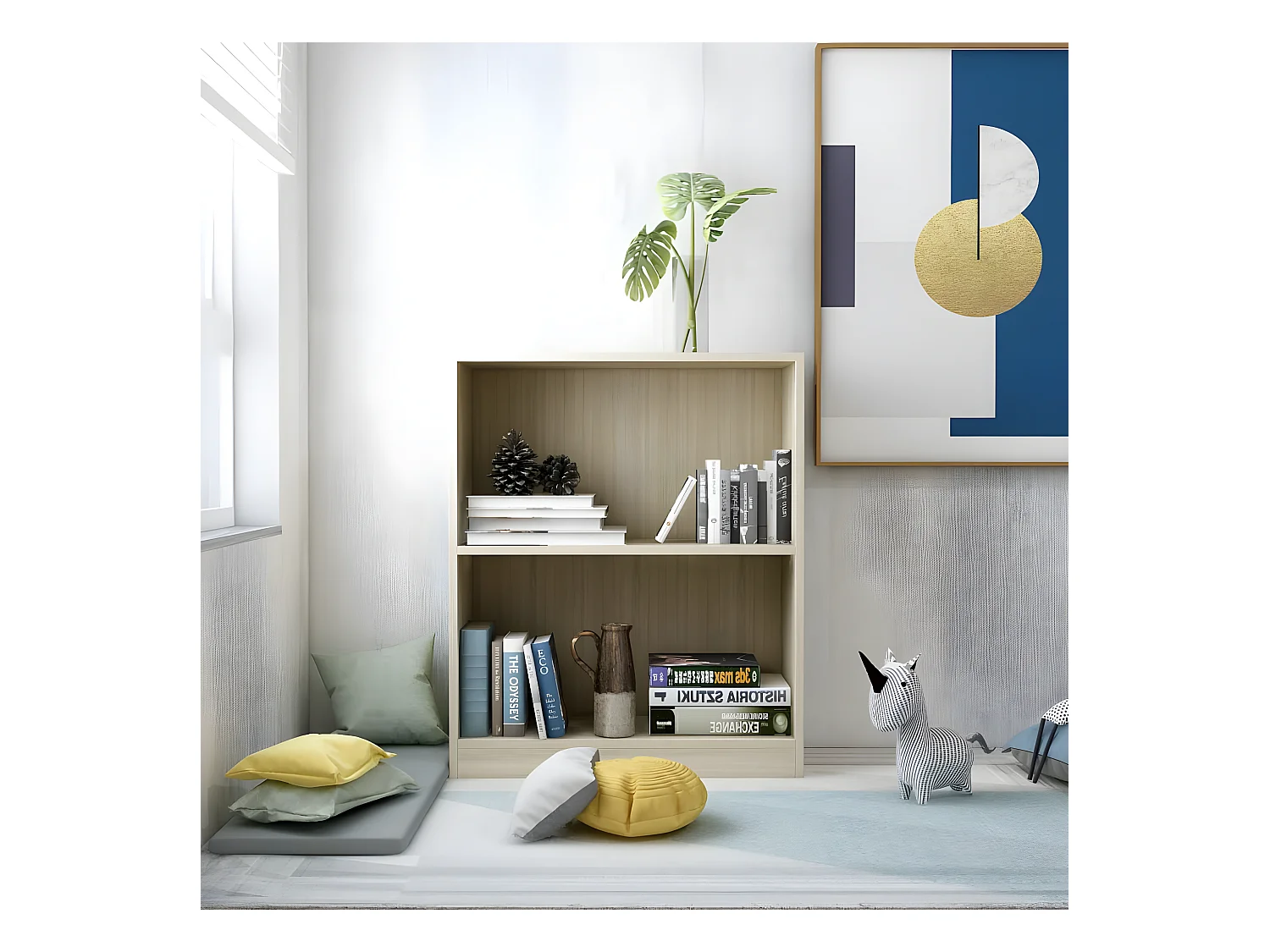 Bibliothèque Chêne sonoma 60x24x74,5 cm Bois d'ingénierie