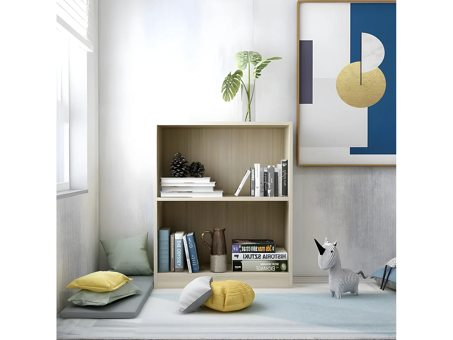 Estante 60x24x74,5 cm derivados de madeira carvalho sonoma