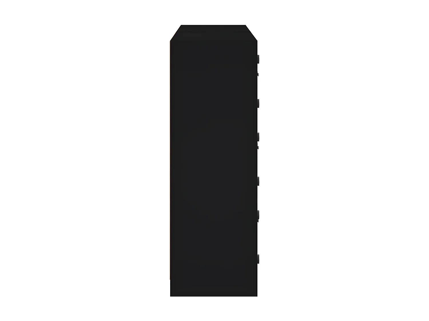 Boekenkastukkenmet deuren 136x37x109 cm bewerkt hout zwart