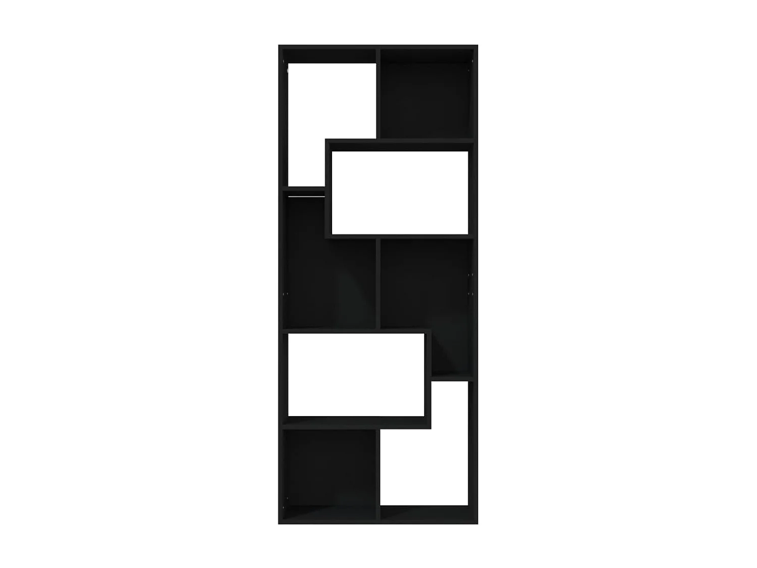 Estante 67x24x161 cm contraplacado preto