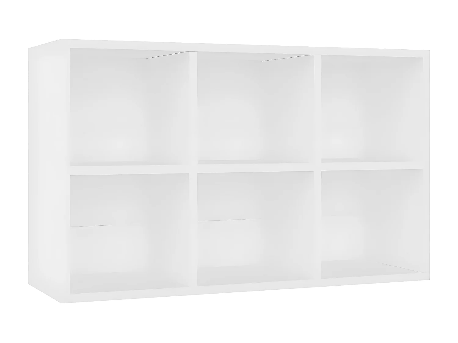 Bibliothèque/Buffet Blanc 66x30x97,8 cm Bois d'ingénierie