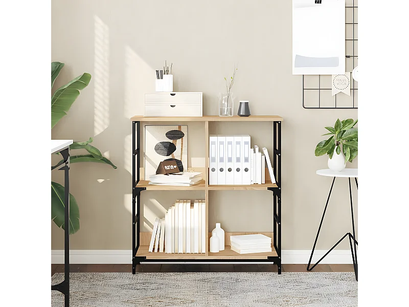 Estante 78,5x33x82 cm derivados de madeira carvalho sonoma