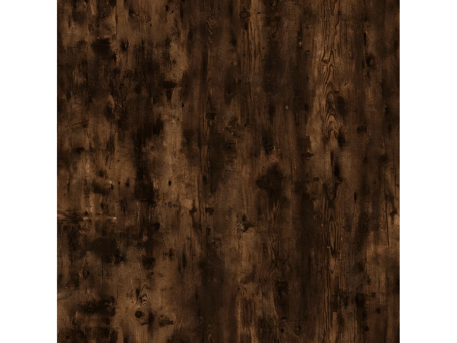 Bibliothèque 4 niveaux Chêne fumé 40x24x143cm Bois d'ingénierie