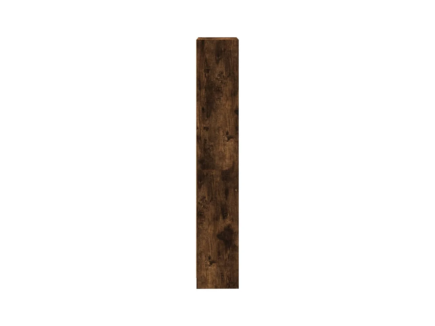 Bibliothèque 4 niveaux Chêne fumé 40x24x143cm Bois d'ingénierie