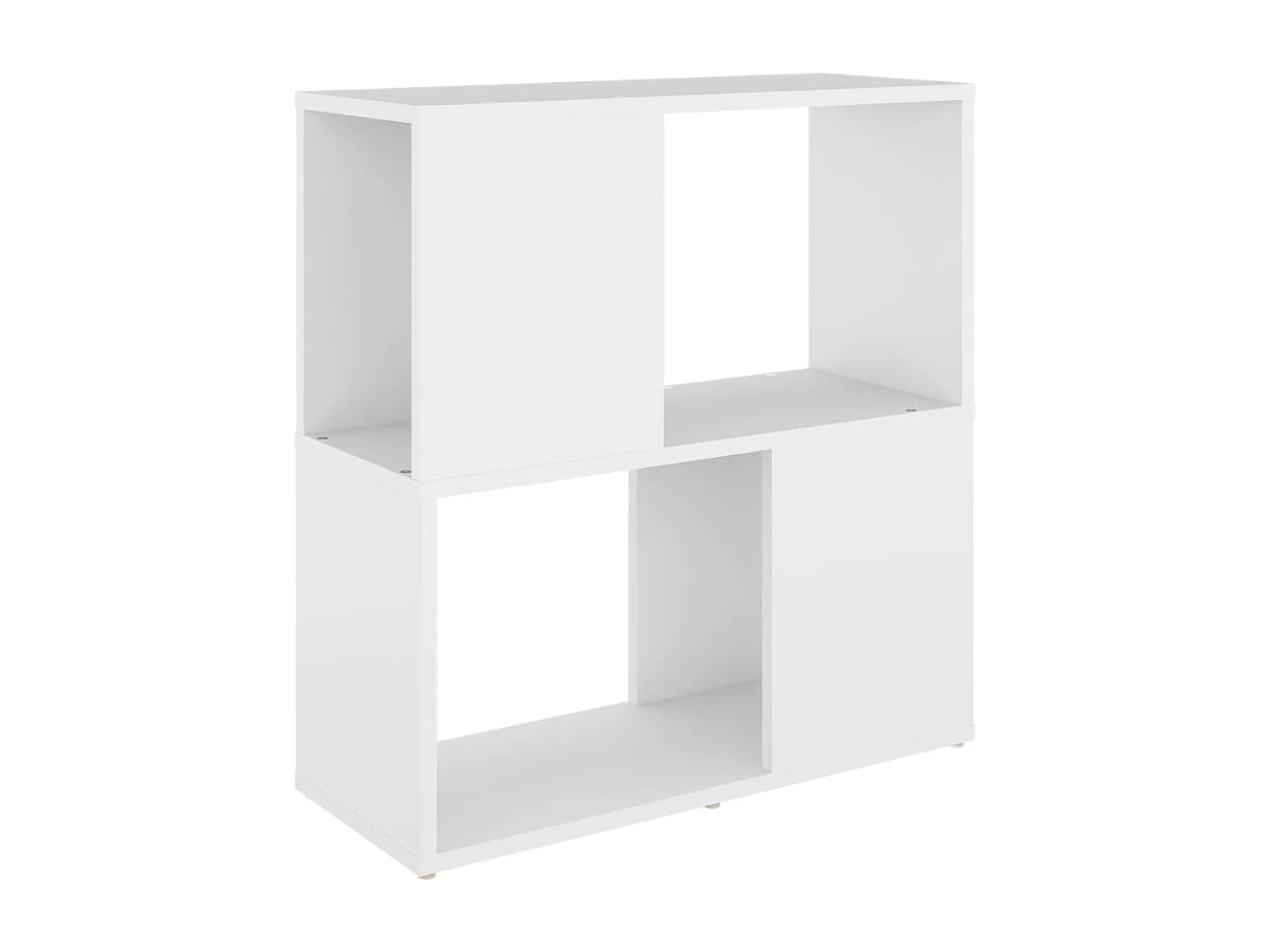 Bibliothèque Blanc 60x24x63 cm Aggloméré