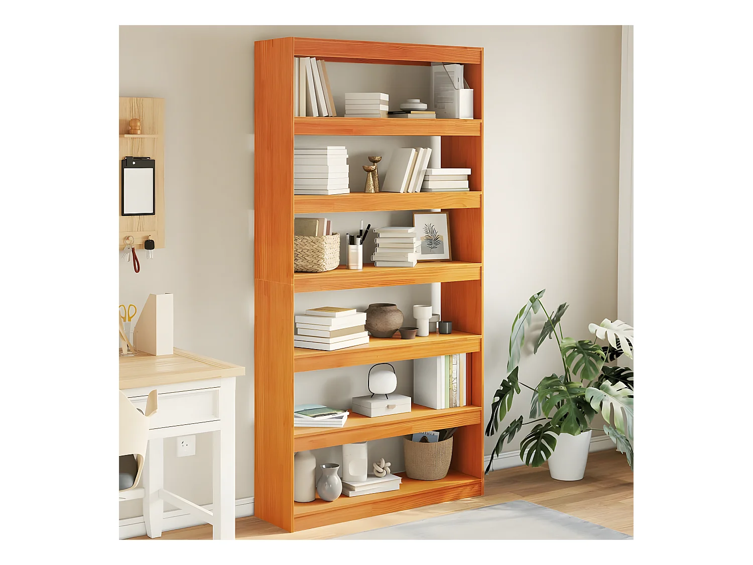 Bibliothèque/Séparateur de pièce 100x30x199,5 cm bois de pin
