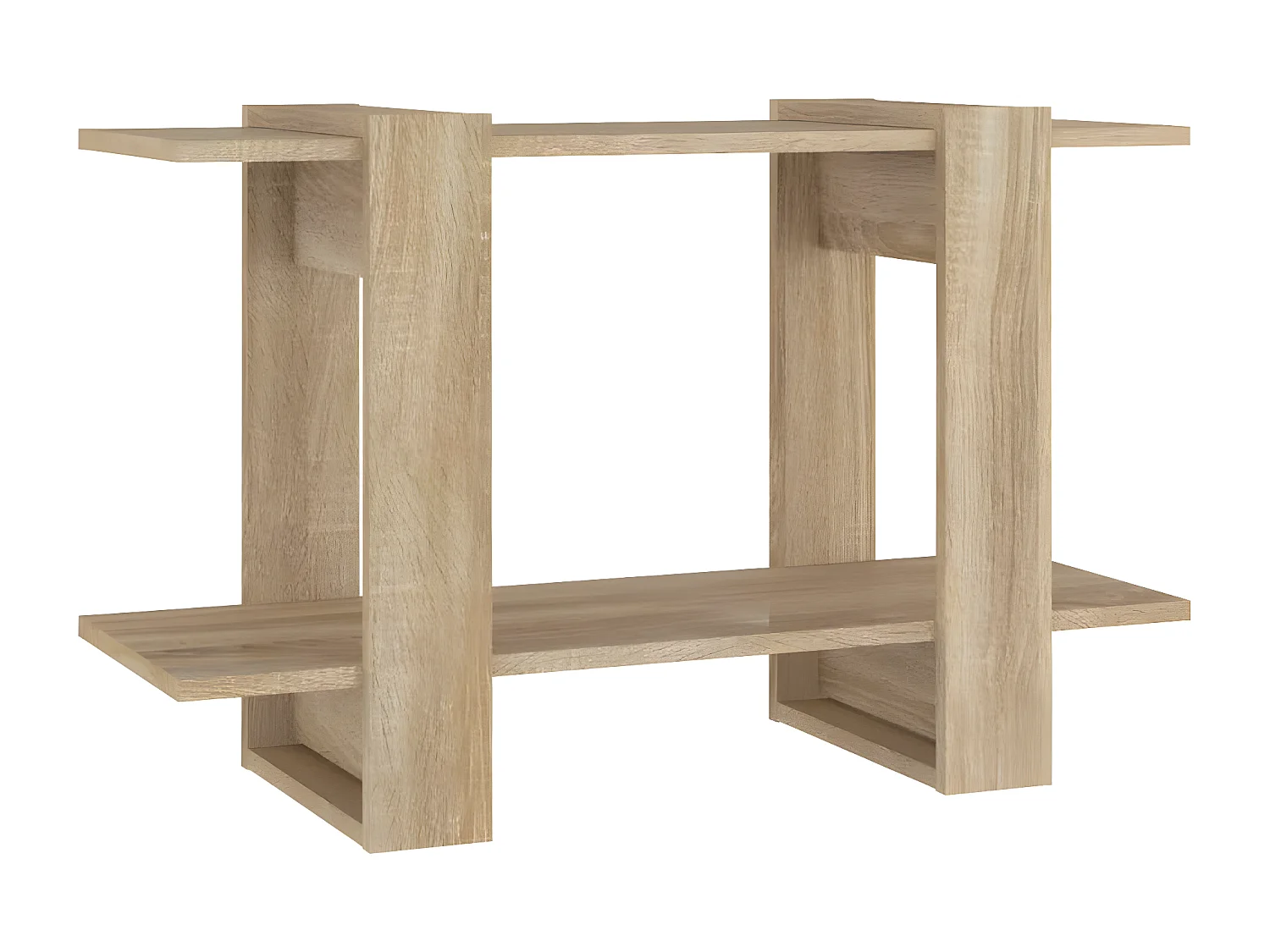 Bibliothèque/Séparateur de pièce Chêne sonoma 80x30x51 cm