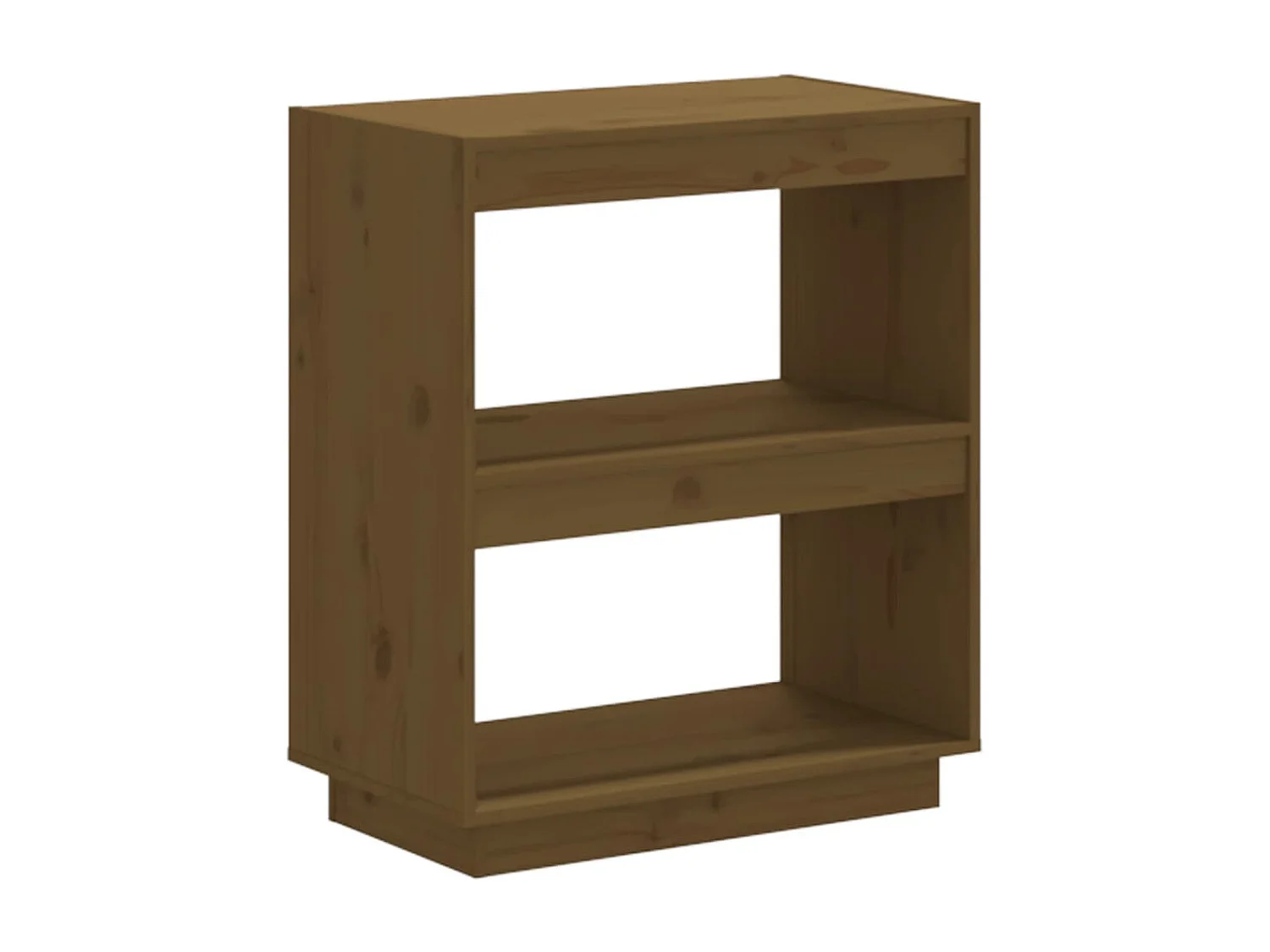 Bibliothèque Marron miel 60x35x71 cm Bois de pin massif