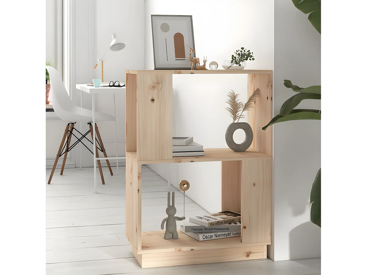 Bibliothèque/Séparateur de pièce 51x25x70 cm Bois de pin solide