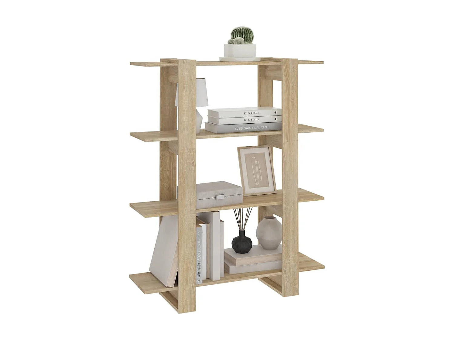 Bibliothèque/Séparateur de pièce Chêne Sonoma 100x30x123,5 cm