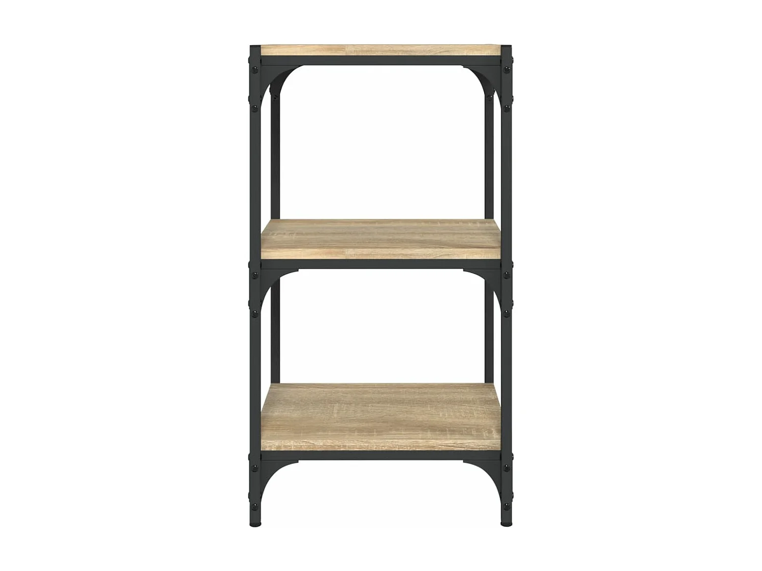 Bibliothèque Chêne Sonoma 40x33x70,5 cm Bois d'ingénierie acier