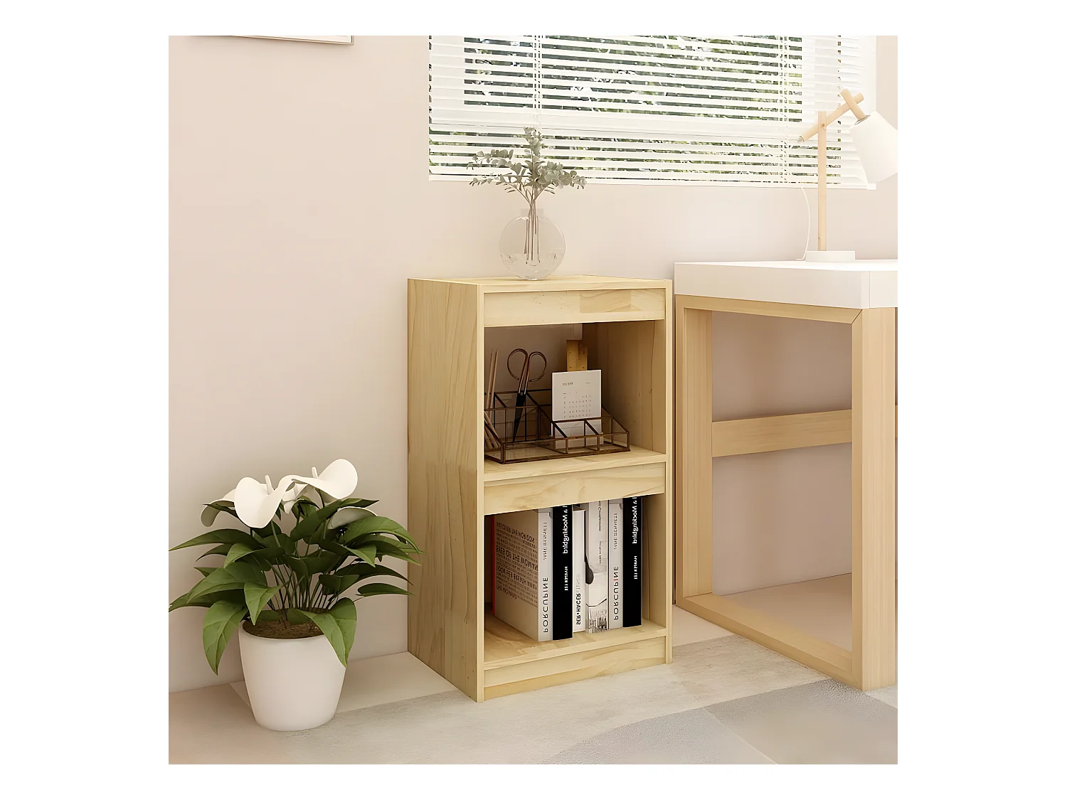 Bibliothèque 40x30x71,5 cm Bois de pin massif