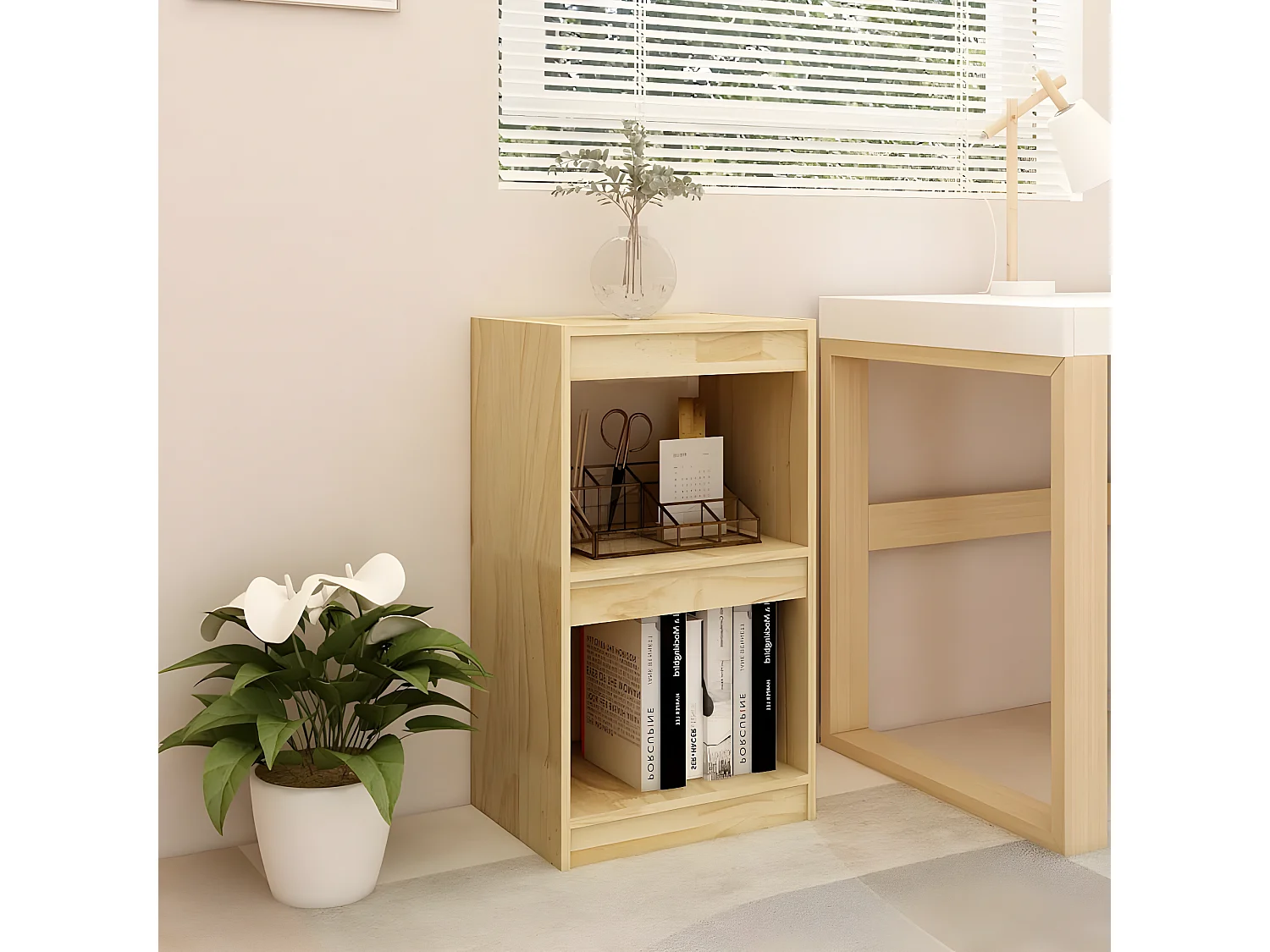 Bibliothèque 40x30x71,5 cm Bois de pin massif