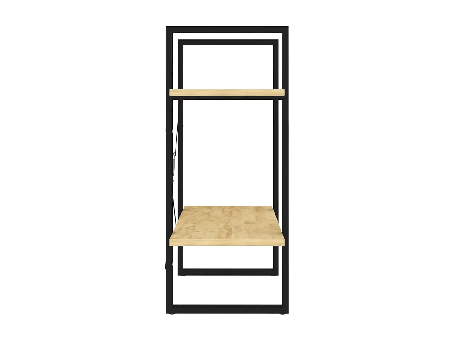 Bibliothèque à 2 niveaux 60x30x70 cm Bois de pin massif