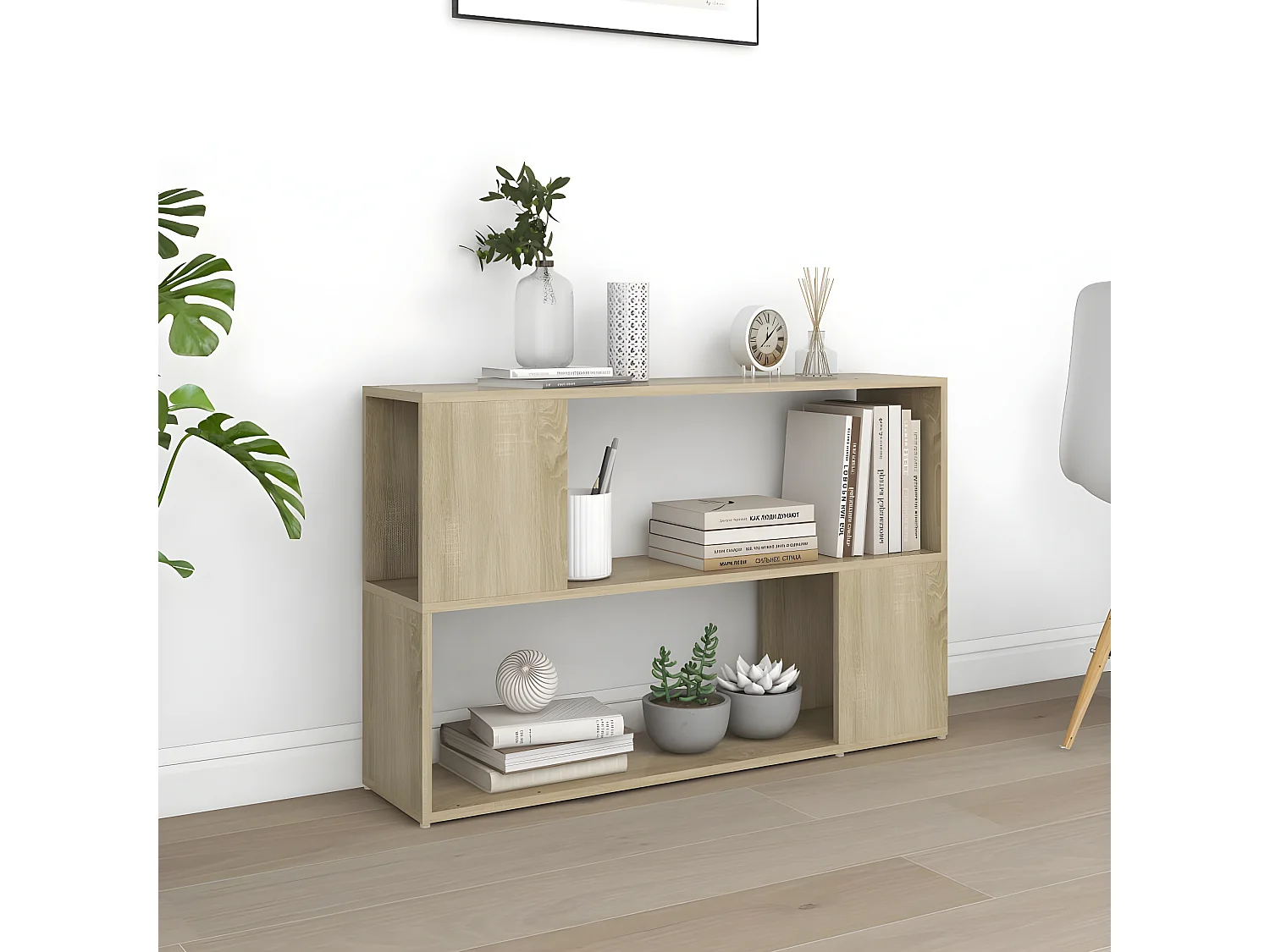 Bibliothèque Chêne Sonoma 100x24x63 cm Aggloméré