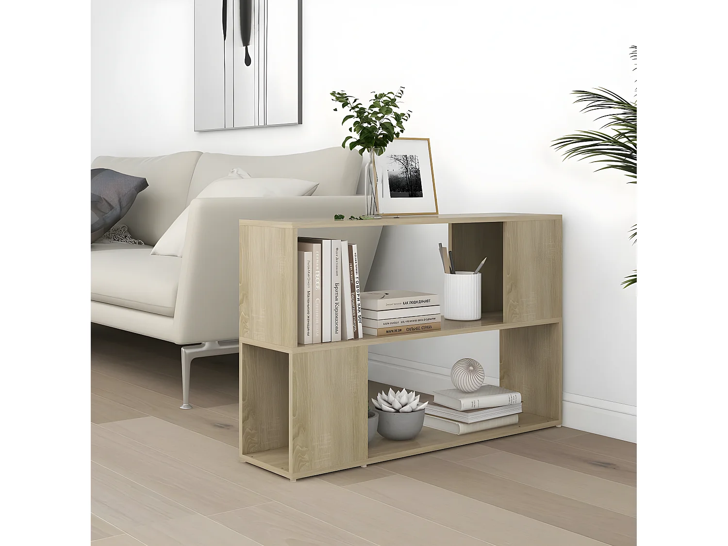 Bibliothèque Chêne Sonoma 100x24x63 cm Aggloméré