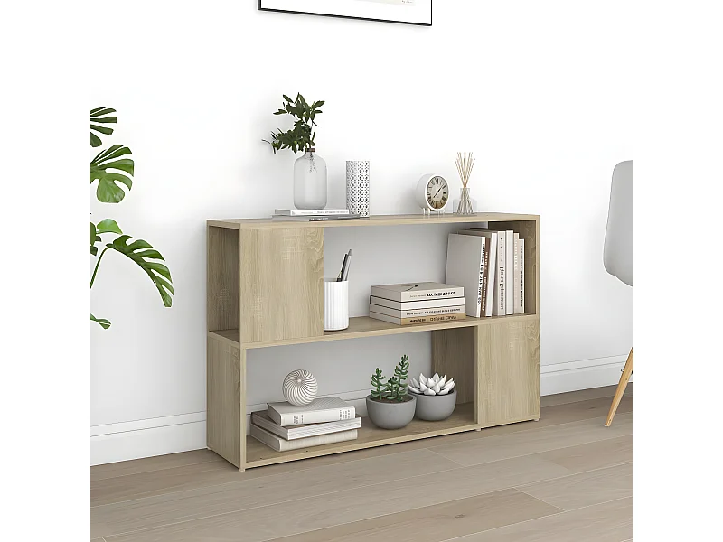 Bibliothèque Chêne Sonoma 100x24x63 cm Aggloméré