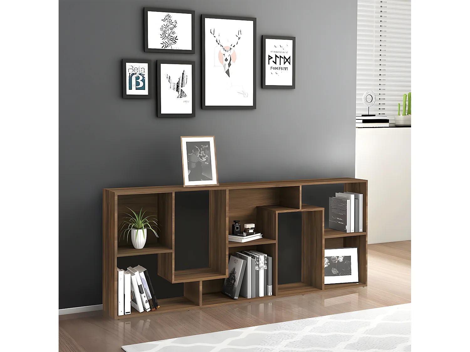 Bibliothèque Chêne marron 67x24x161 cm Bois d'ingénierie