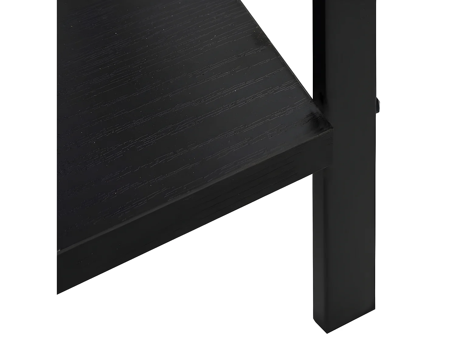 Bibliothèque à 5 niveaux Noir 60x27,6x158,5 cm Aggloméré