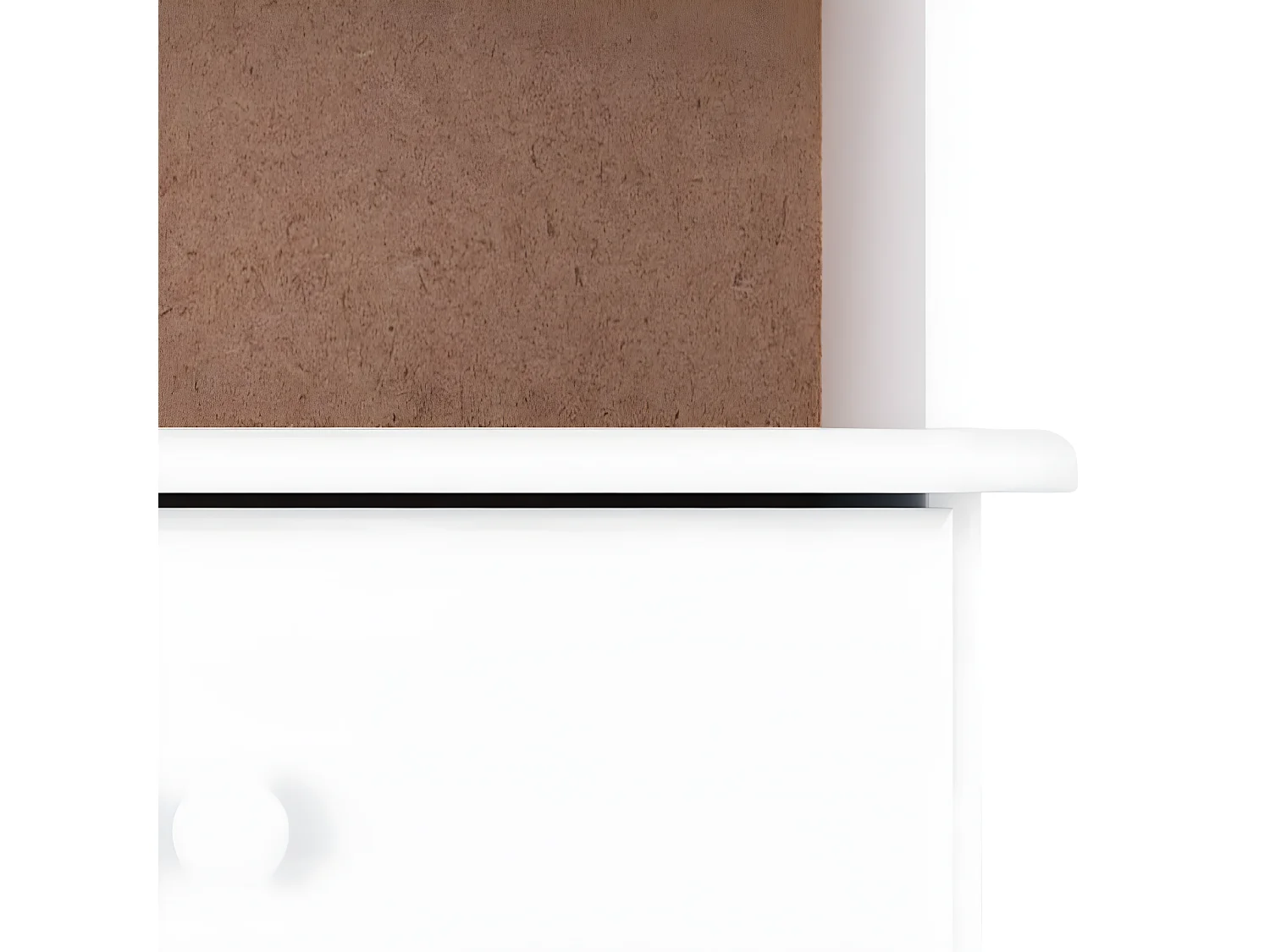 Bibliothèque tiroirs ALTA blanc 77x35x186,5cm bois massif pin