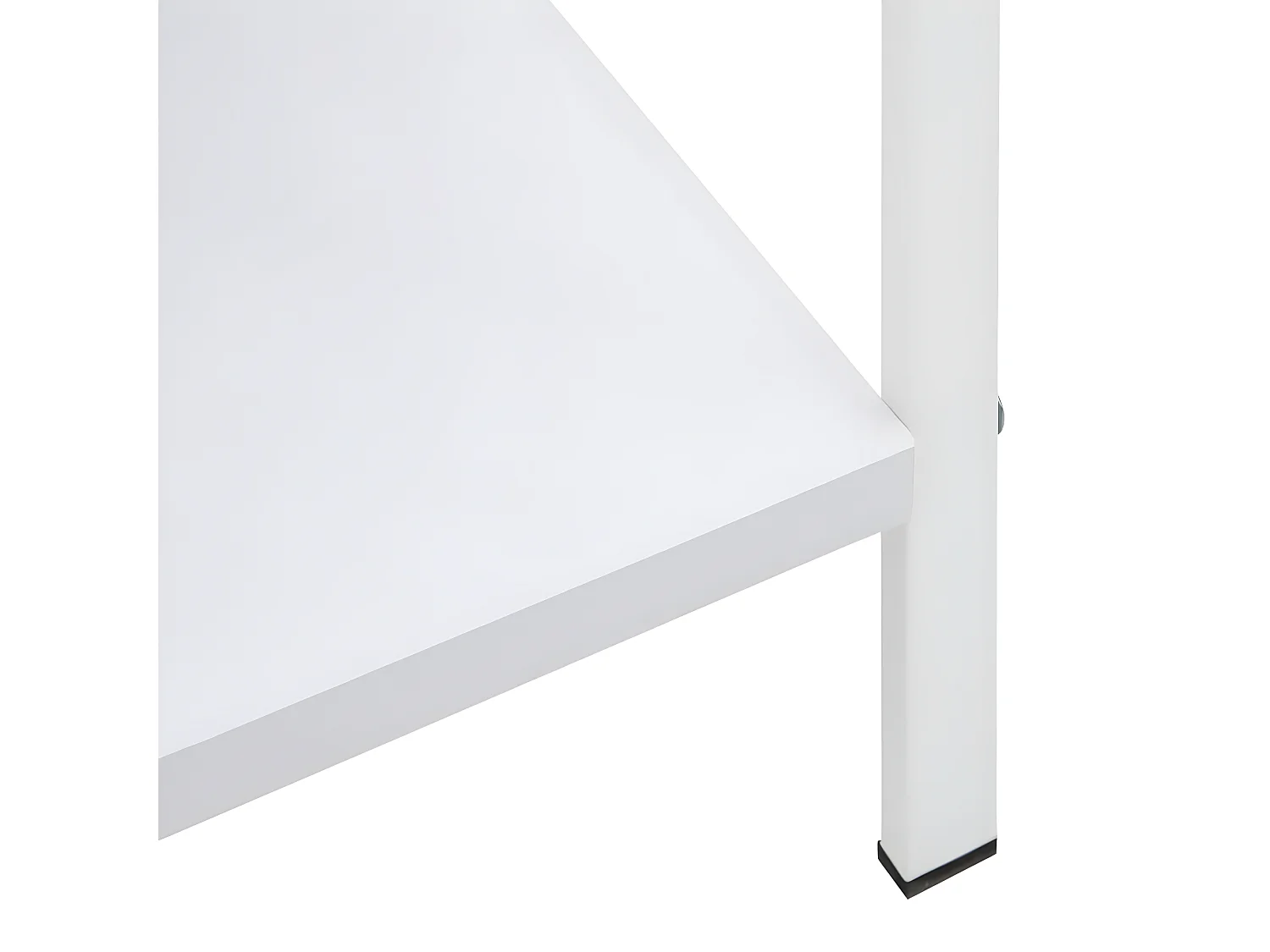 Estante com 4 prateleiras 60x27,6x124,5 cm contraplacado branco