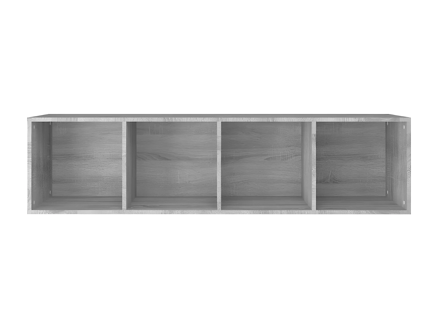 Boekenkast / tv-meubel 36x30x143 cm grijs sonoma eikenkleurig