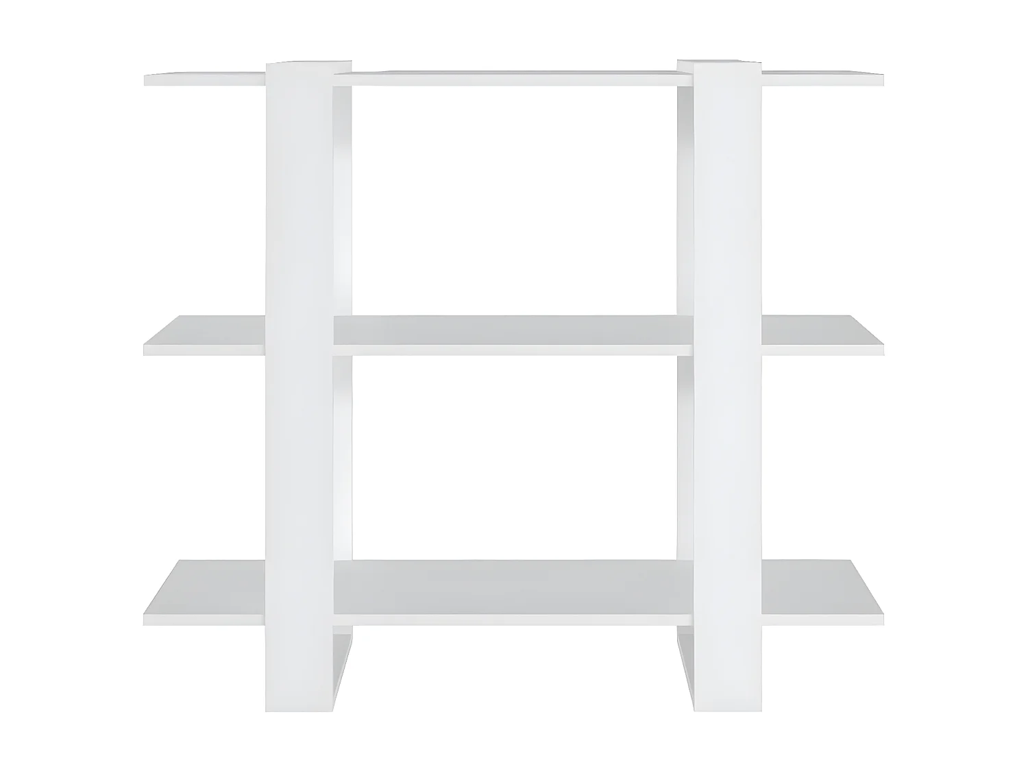 Boekenkast/kamerscherm 100x30x87 cm wit