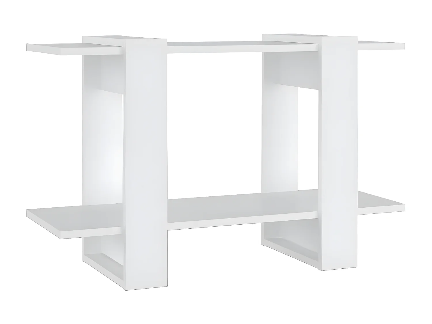 Bibliothèque/Séparateur de pièce Blanc 80x30x51 cm