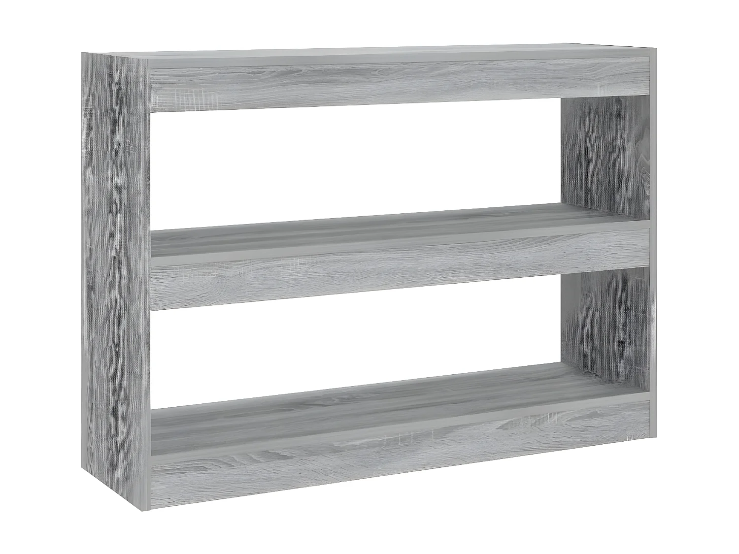 Bibliothèque/Séparateur de pièce Sonoma gris 100x30x72 cm