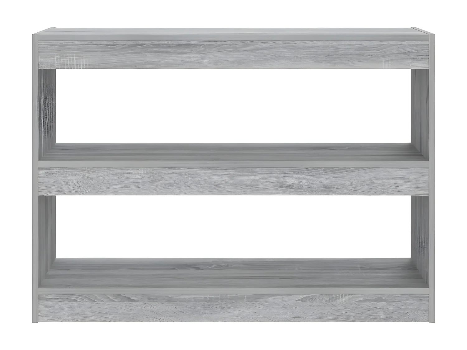 Bibliothèque/Séparateur de pièce Sonoma gris 100x30x72 cm