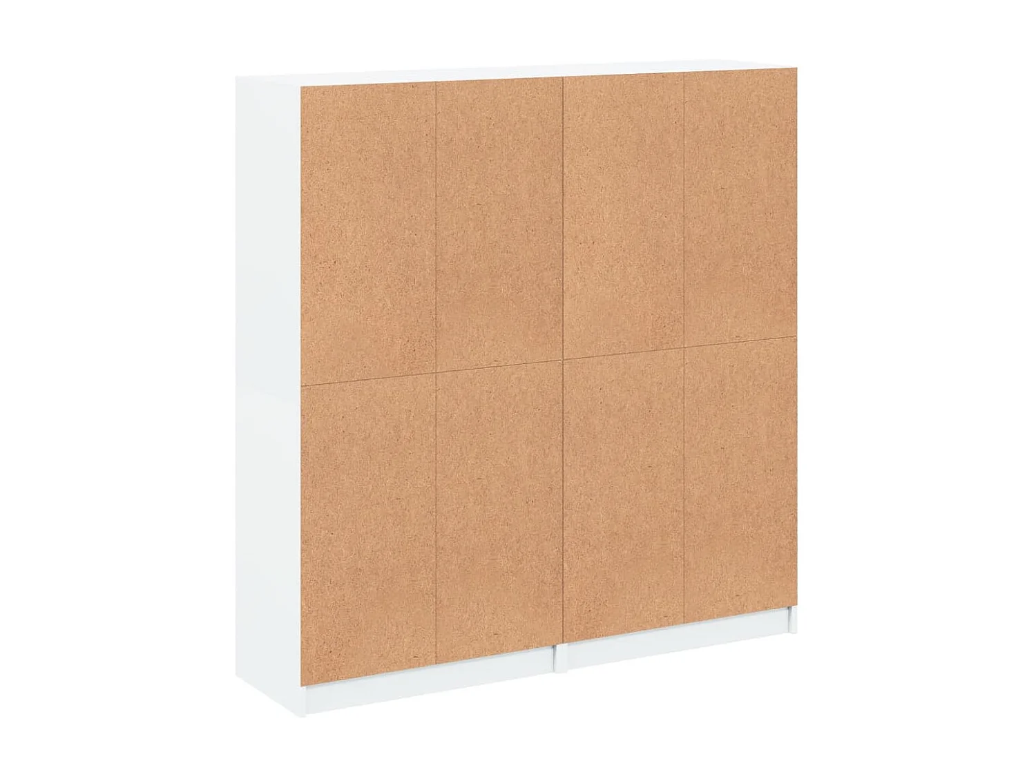 Estante c/ portas 136x37x142 cm derivados de madeira branco