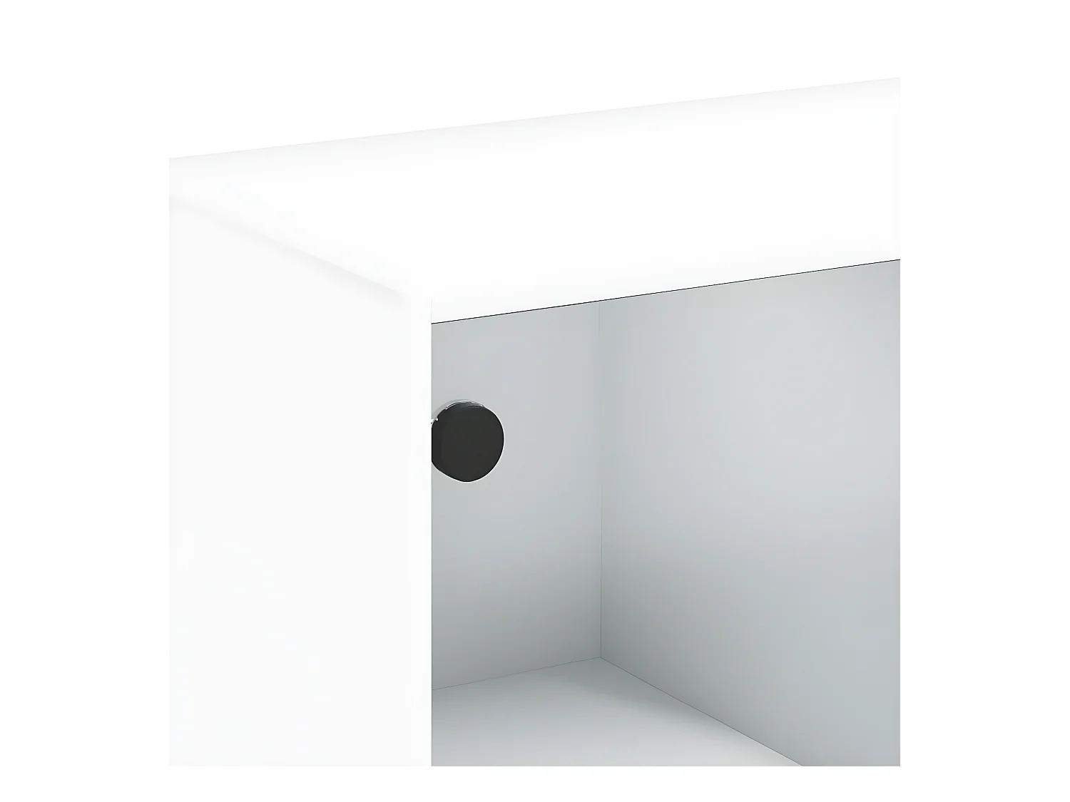 Estante c/ portas 136x37x142 cm derivados de madeira branco