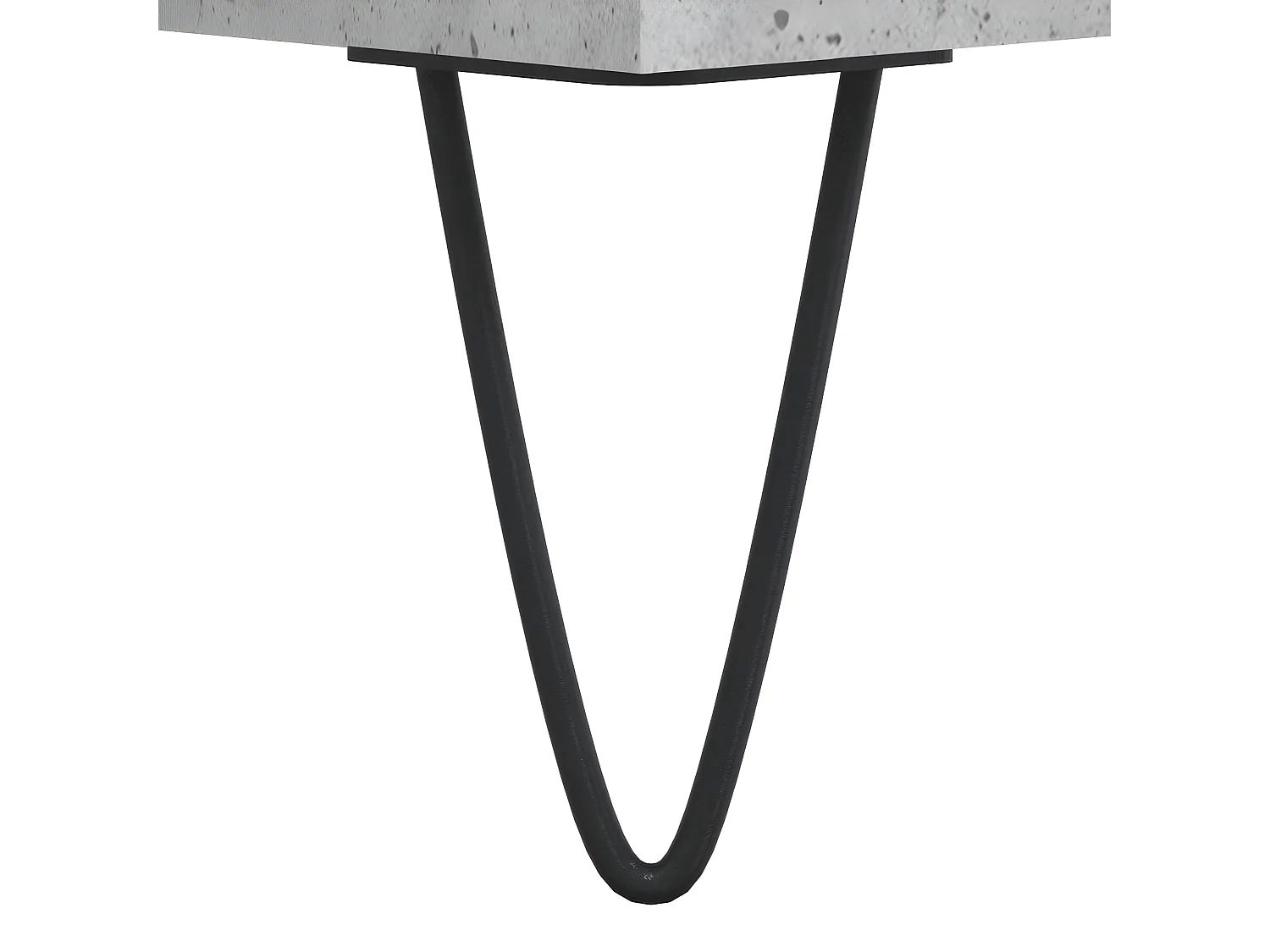 Bibliothèque gris béton 69,5x32,5x90 cm bois d'ingénierie