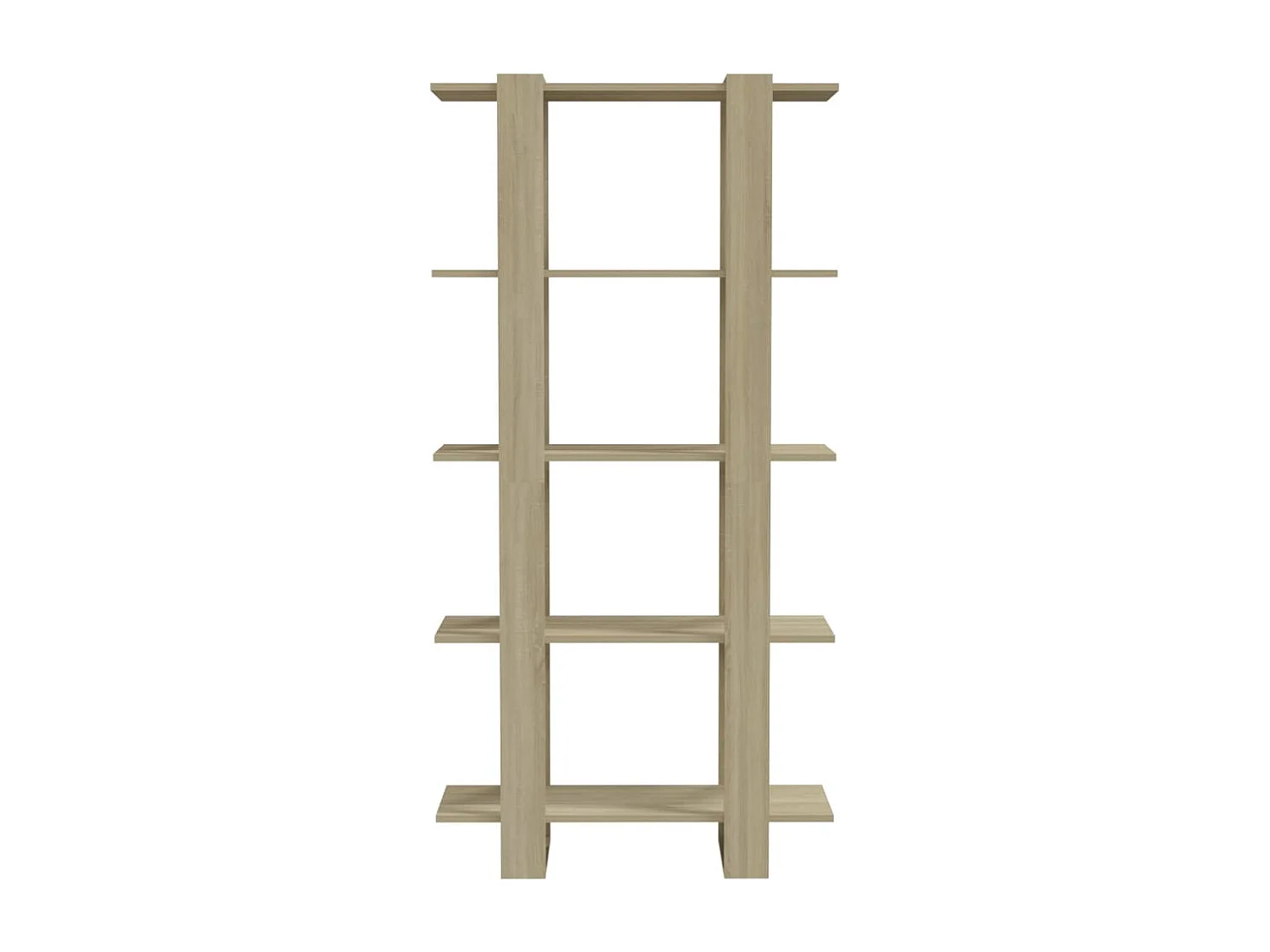 Estante/divisória 80x30x160cm contraplacado cor carvalho sonoma