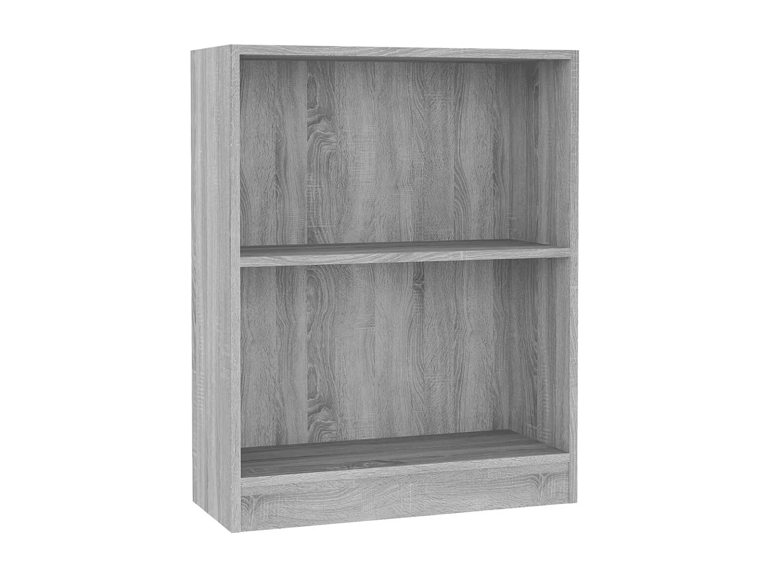 Bibliothèque Sonoma gris 60x24x74,5 cm Bois d'ingénierie