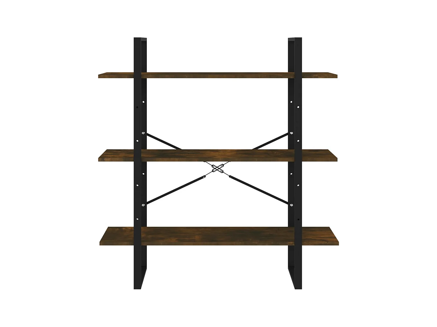 Bibliothèque Chêne fumé 100x30x105 cm Bois d'ingénierie
